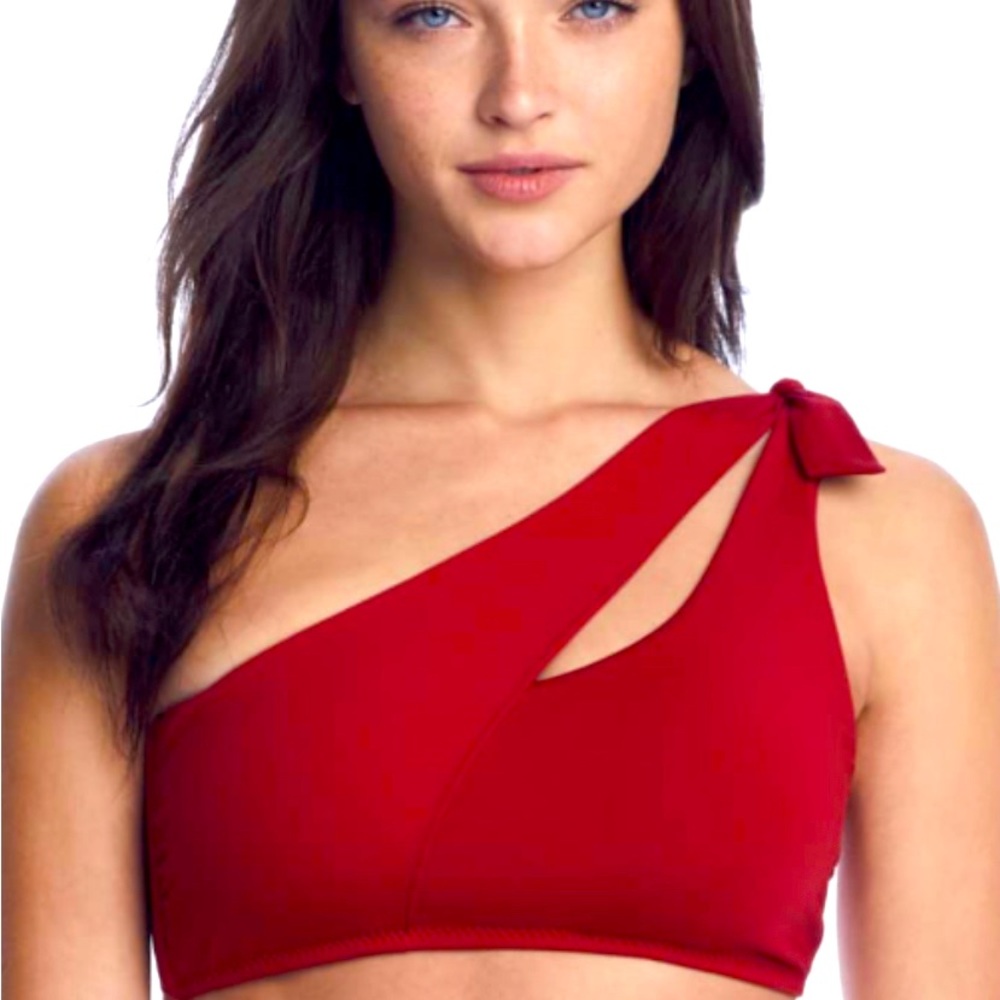 Becca asymmetrical top Adobe Small